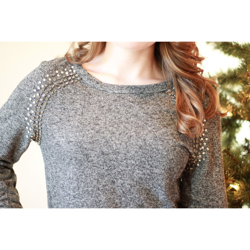 Studded Sweater — Everly and Ace